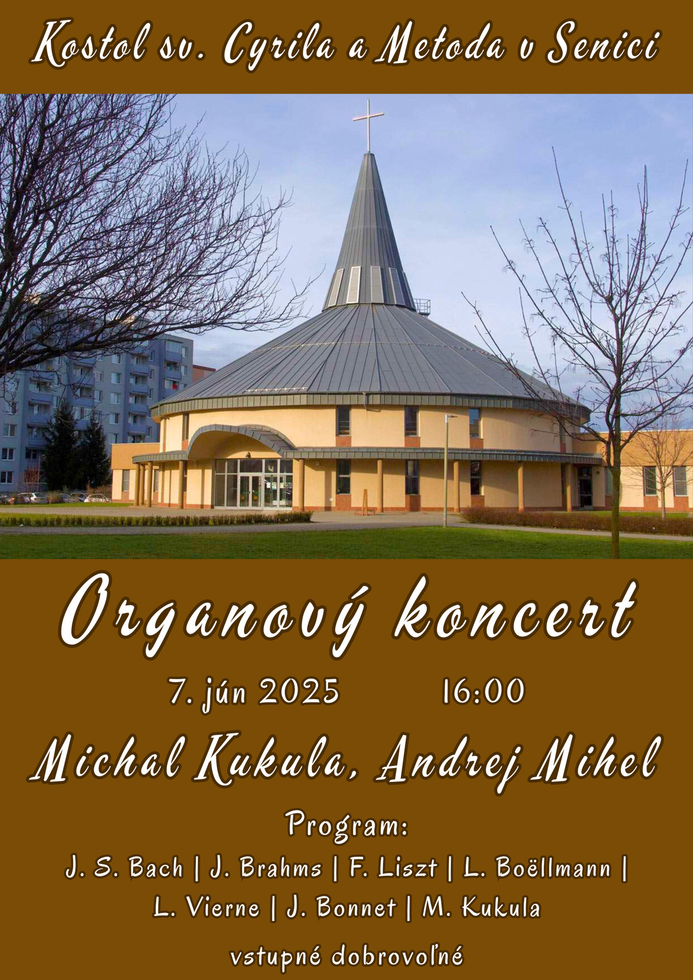Organovy koncert 7. 6.2025